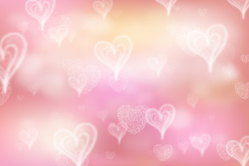 Blurred Bokeh Background with sparkles and glitter