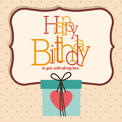 happy birthday design 