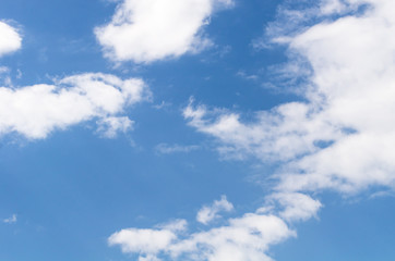 Blue sky with clouds