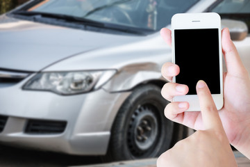 Car crash background