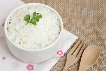 bowl full of rice