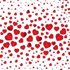 Valentine's Day and full red heart isolated on white background. Happy Valentine's Day and my Heart on white background.