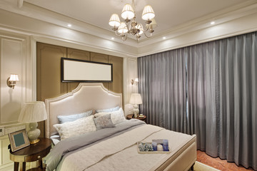 interior of modern bedroom