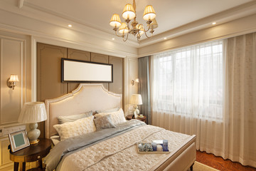 interior of modern bedroom