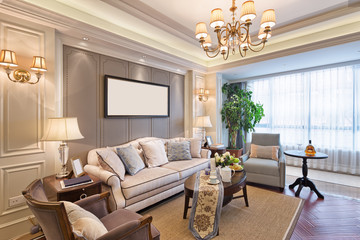 interior of luxury living room