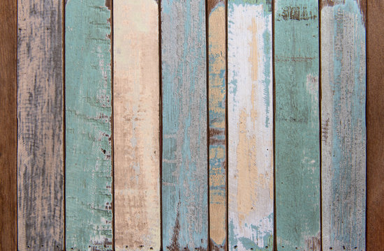 Old color wood plank texture