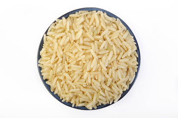 Brown rice in bowl