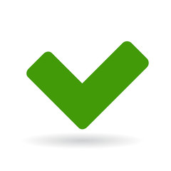 Green tick icon