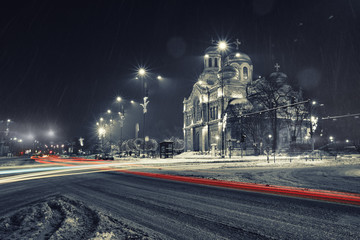 The Cathedral of the Assumption in Varna. - obrazy, fototapety, plakaty