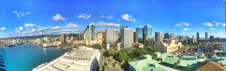 Obraz premium panoramę Honolulu