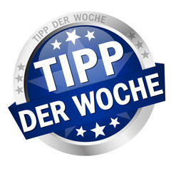 Button with banner Tipp der Woche