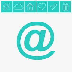 E-mail internet icon.