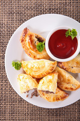 fried meat pies, empanadas