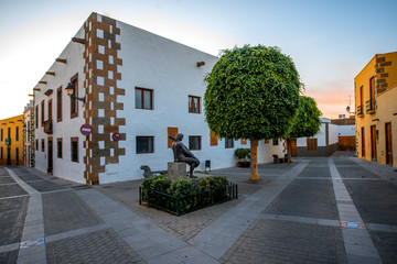 Aguimes town on Canary island