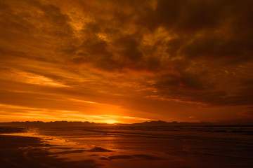 sunrise on the beach