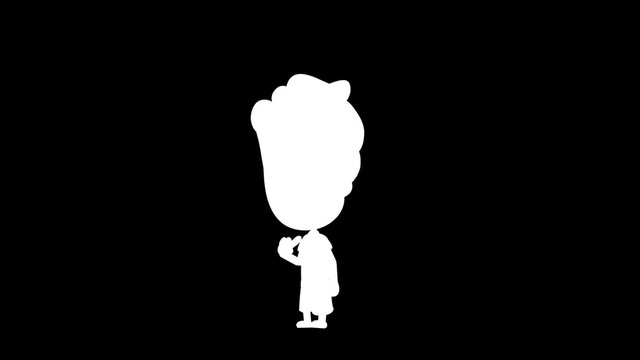 Kid boy saying and showing NO gesture