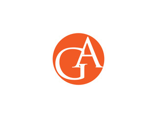 Double GA letter logo