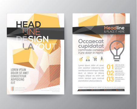 Abstract low polygon background for Poster Brochure Flyer design
