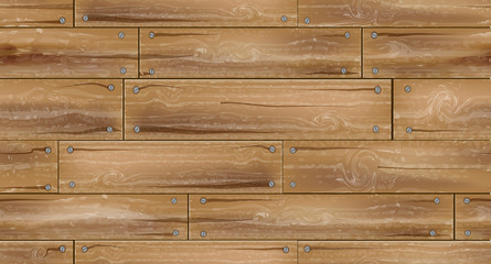 Seamless wooden planks