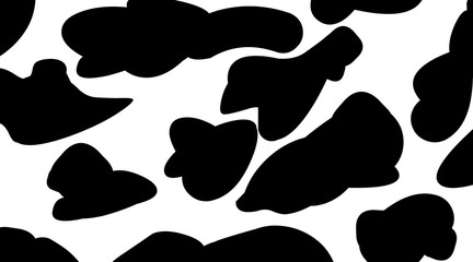 black and white background. 