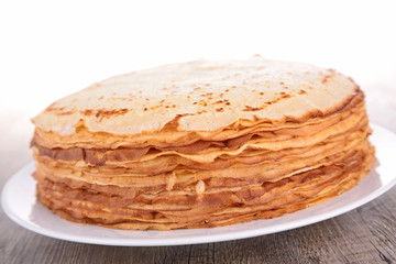 stack of crepe