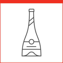 Alcohol bottle icon