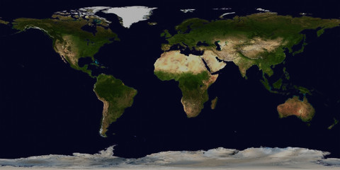 Abstract Polka dot World map