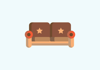 Sofa Chair Icon Logo