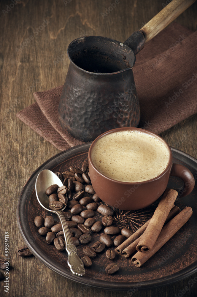 Canvas Prints Coffee still life