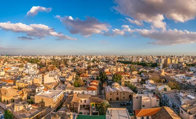 Gordijnen Uitzicht op de stad Nicosia. Oude stad. Cyprus © kirill_makarov