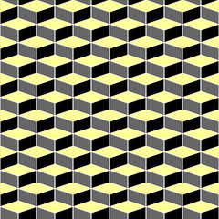 Seamless pattern with optical illusion effect.