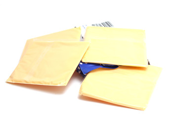 sottilette di formaggio giallo