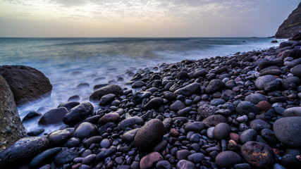 Küste im Abendlicht