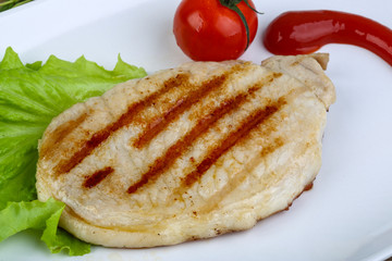 Grilled pork meat