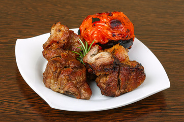 Grilled pork meat - shaslik