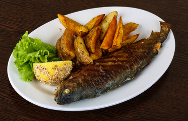 Grilled trout