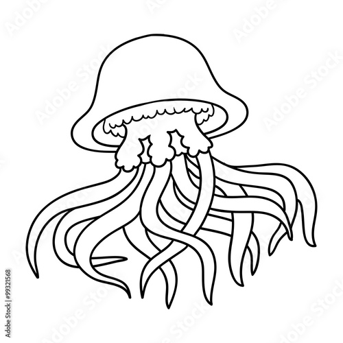 103 Coloring Book Jellyfish Picture HD 103 Coloring Book Jellyfish Picture HD