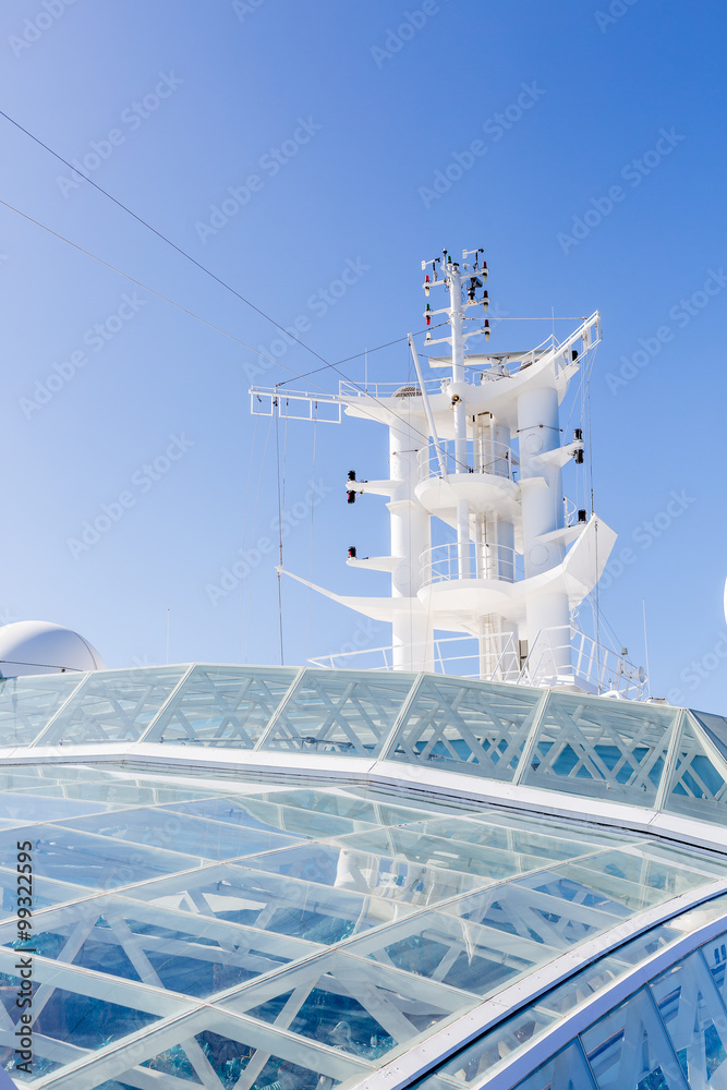 Canvas Prints Communication Equipment over Glass Roof