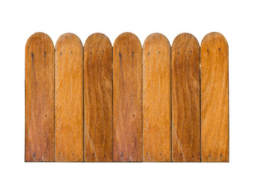 Fence isolated on white