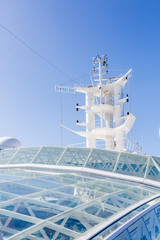 Communication Equipment over Glass Roof