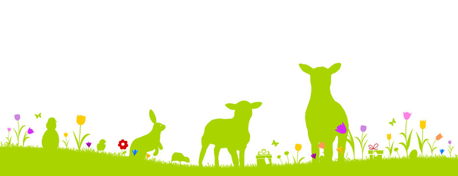 Silhouette Osterlamm