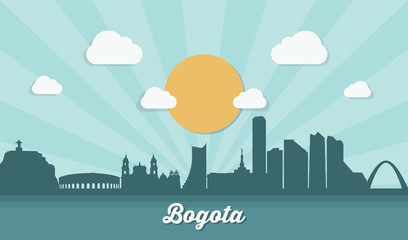 Bogota skyline