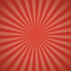 A red color design with a burst background.