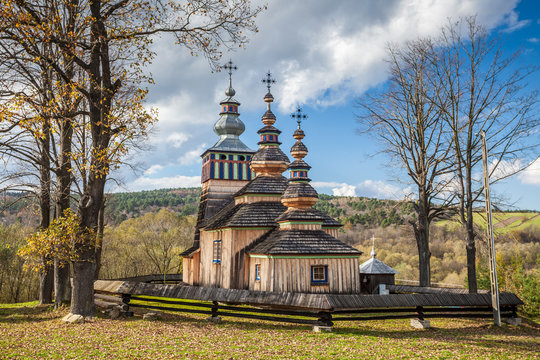 Wooden church in Świątkowa Mała, Poland