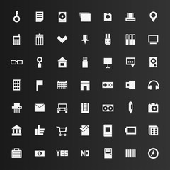 Universal Flat Icons. For Web and Mobile
