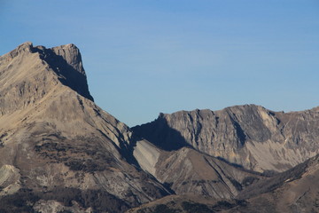Obraz premium pic de Bure vue de Ceüze