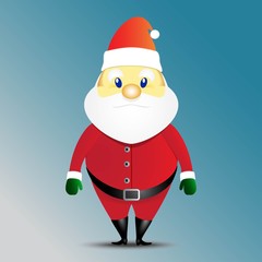 Funny Santa Claus with a big head