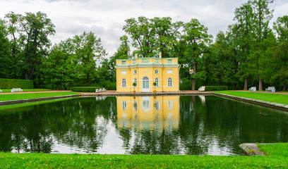  Beautiful park in Tsarskoe Selo in Saint Petersburg