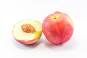 Naklejka na ściany i meble Ripe Juicy Peach Fruit