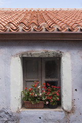 Fototapeta na wymiar Traditional sardinian house. Sardinia (Italy)